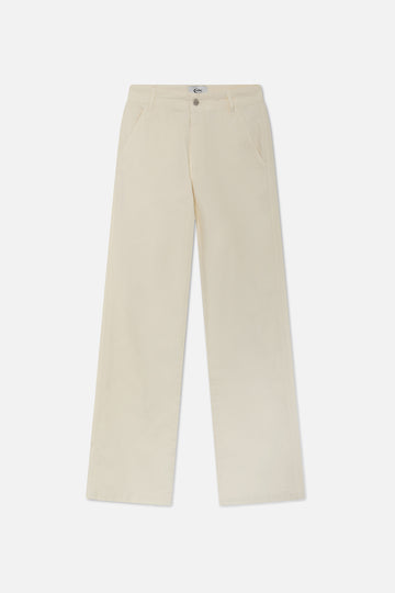 Straight Pants Ecru – Scuffers