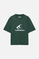 Double Moon Basic T-Shirt Green